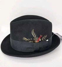 Vintage Capas Design 100% Wool Men’s Fedora Hat Size 7 Brand New Arnold Hatters