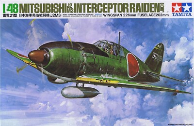 Tamiya 1/48 Scale Mitsubishi J2M3 Interceptor Raiden (Jack