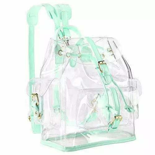 Cute clear backpacks for school sale