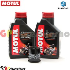KIT TAGLIANDO OLIO + FILTRO MOTUL 7100 10W60 2L PIAGGIO 300 X7 EVO IE 2010