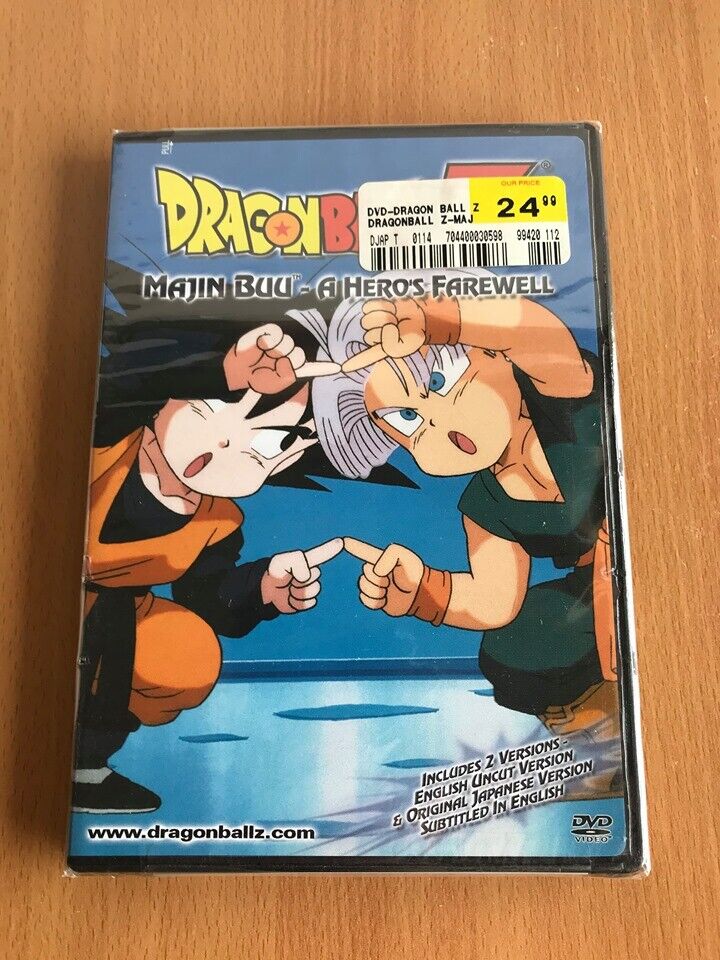 Dragon Ball Z - Majin Buu: A Heros Farewell (DVD, 2002, Edited and Uncut  Versions) for sale online