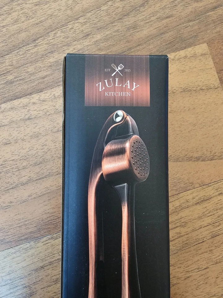 Zulay Copper Garlic Press - Image 2 of 3