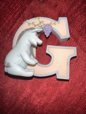 Disney Classic Pooh Eeyore Alphabet Letter G Michel  Co Wall Decor 3 inch