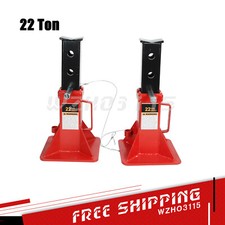 Pair 22 Ton 44000 Lbs Heavy Duty Pin Type Car Jack Stands For Trucks Trailers