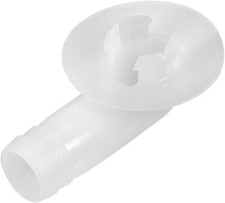 uxcell AC Drain Hose Connector Elbow Fitting for Mini-Split 18mm,1Pcs, White