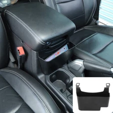 Armrest Box Front Storage Box Tray For Jeep Wrangler JL JT 18+ Accessories Black