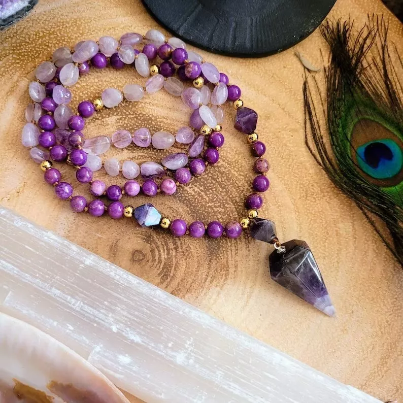 Amethyst mala store