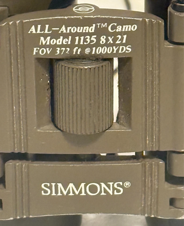 All Around Camo Simmons Binoculars 8 x 21 Model # 1135 - Image 2 of 4