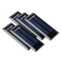 5X Solarpanel Solarzelle Solarmodul Panel Modul Polykristallin 1V 50Ma 55X21Mm