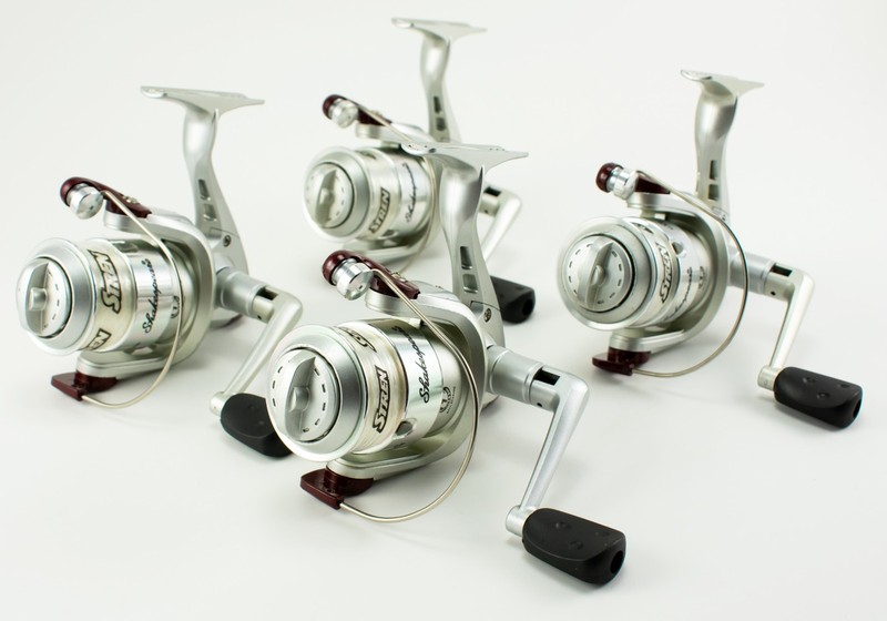 (LOT OF 4) SHAKESPEARE CMF WALLEYE 30 WSP30 5.5:1 SPINNING REEL NO BOX