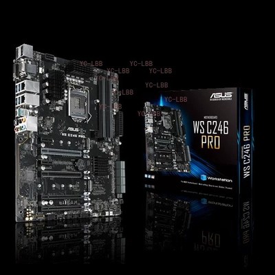 Asus WS C246 PRO LGA1151 Motherboard Support E-2100/E-2200.