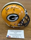 New ListingBrett Favre Autographed Green Bay Packers Mini Football Helmet With COA.