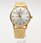 [EXCELLENT+5] Vintage SEIKO Crown 16002 21J Gold Silver Dial Hand-winding Japan