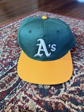 Oakland Athletics Snapback Hat 90's Vintage Grosscap G Cap Youngan, Twill