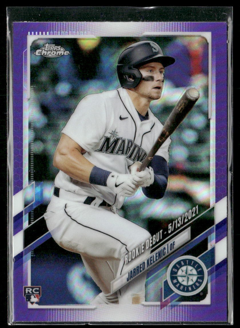 2021 Topps Chrome Update #USC2 Jarred Kelenic Purple Refractor