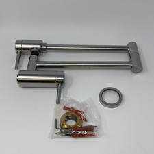 Delta 1165LF-AR Arctic Stainless Wall-Mount Pot Filler Faucet