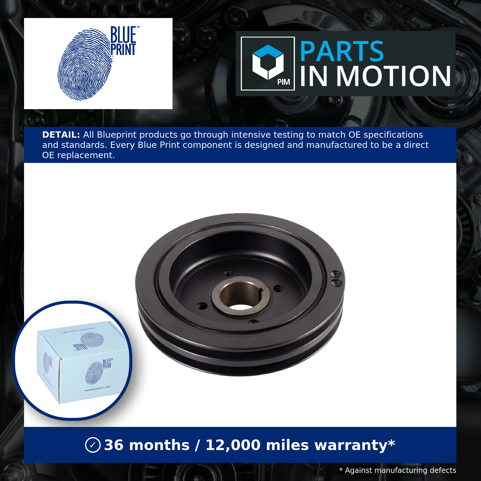 Crankshaft Pulley ADC46109 Blue Print Belt MD110165 Genuine Quality Guaranteed - Image 17