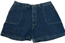 Vintage Wrangler Denim Shorts USA Americana Western Heritage Utility 90s 14 Dark