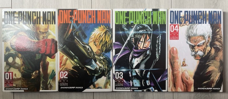 One Punch Man Manga Series: Issues 1-4 Brilliant Condition