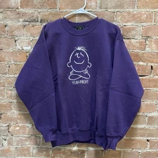 $50 Vintage 90s Yeah Right Character Crewneck Sweatshirt