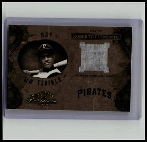2003 Donruss Timeless Treasures Roberto Clemente Game Used Jersey Relic /50