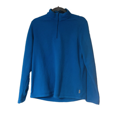 Quechua Fleece Jacket Unisex Size Medium Blue Layer Jacket