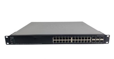 Cisco SG500X-24P 24-Port Gigabit with 4-Port 10-Gigabit PoE Managed Switch