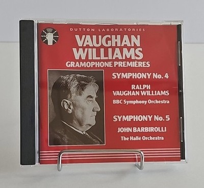 Vaughan Williams: Gramophone Premiers Symphonies Nos. 4 & 5 CD, 1995