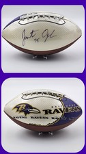 Jonathan Ogden Autographed Signed Baltimore Ravens Logo Official Size Football