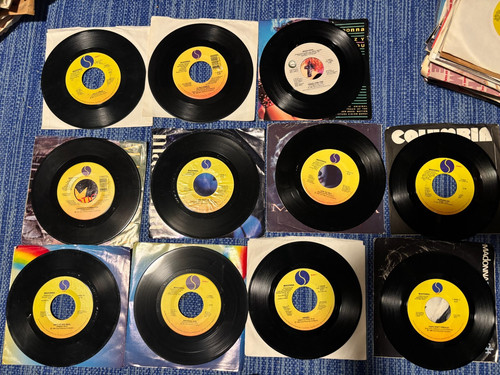 Madonna 1980s 45 RPM Record Lot 11 Singles Material Girl True Blue VG+ NM