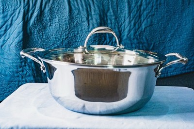 New Princess House Heritage Tri Ply Stainless Steel 6 Qt Dutch Oven w/ Lid 5720