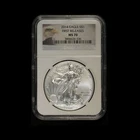 2014- $1 American Silver Eagle NGC First Releases MS70 - Free Shipping USA