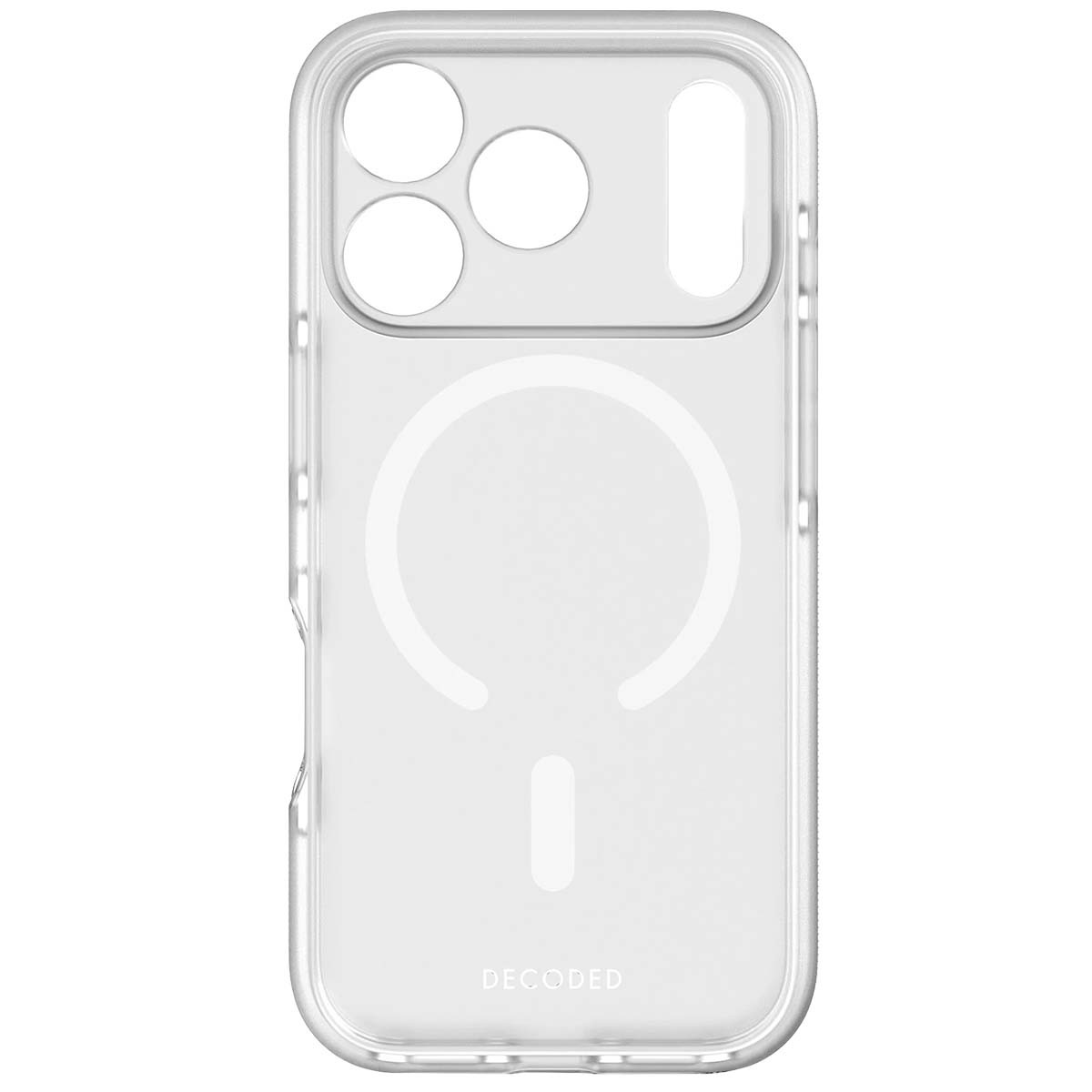 Coque de protection iPhone 17 Pro Decoded Hybride DropTec antichoc blanche
