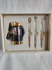 Things Remembered Golf Bag Pen/Pencil Holder Gift Set- (IN BOX)- Pens NotWorking