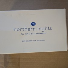QVC - Northern Nights - Silk Pillowcase 100% Mulberry Silk - Ivory- New