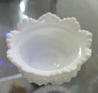 Fenton Vintage White Milk Glass Fairy Lamp Base Only