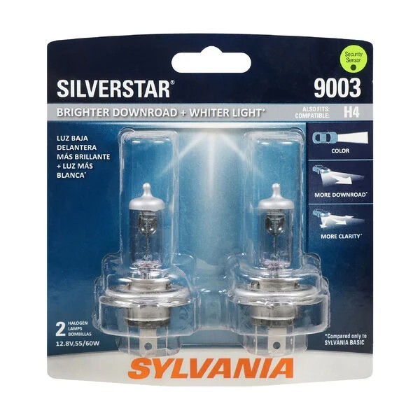 SYLVANIA SilverStar Brighter Downroad Whiter Light High