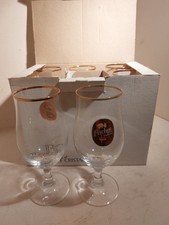 6 Verres à Bière FISCHER Neuf