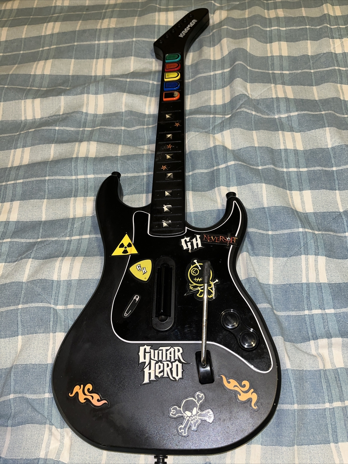 Guitar Hero Kramer Striker Red Octane Wireless Guitar No Dongle 95119.
