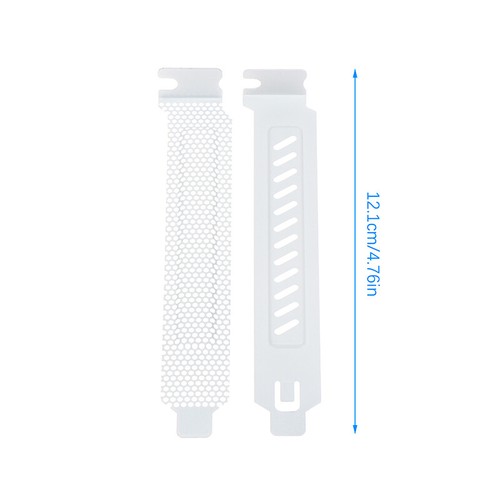 5Pcs Desktop Computer Host Chassis PCI Cooling Dust Filter PCI Slot Baffle Net_D - Photo 3/14