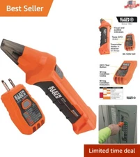 Battery-Powered AC Circuit Breaker Finder with GFCI Tester - Durable & Reliable
