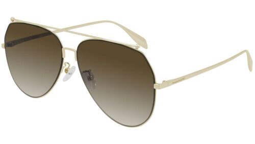 NIP Alexander McQueen MCQ Silver Unisex 59mm Aviator  display picture 2