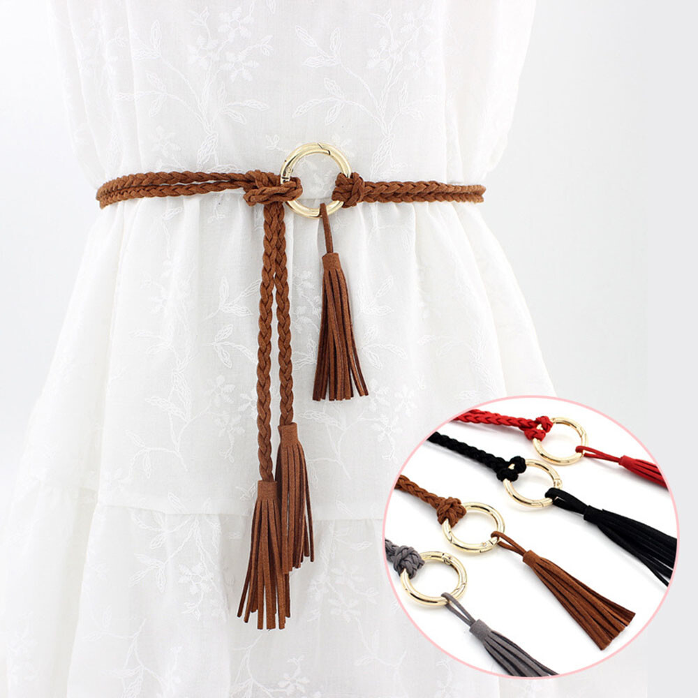 Chinese Braided Woven Tassel Belt Waist Chain Waist Rope  display picture 1
