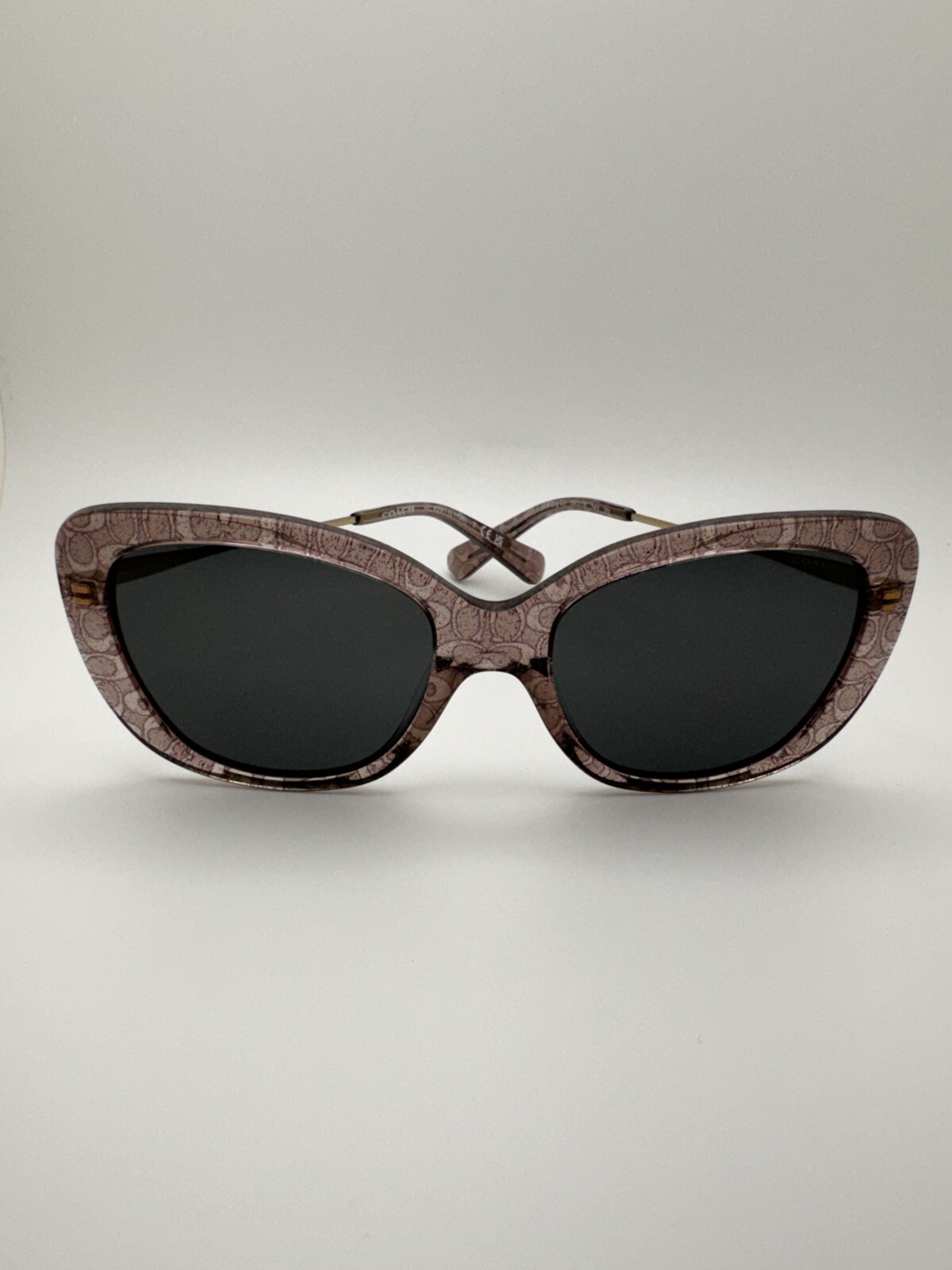 Coach HC8291 Women's Sunglasses – Transparent Smoke Frame, 54mm Lens, 18mm Bridge, 140mm Temple-image