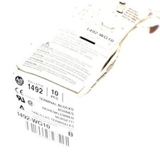10 NEW ALLEN BRADLEY 1492-WG10 TERMINAL BLOCKS 1492WG10
