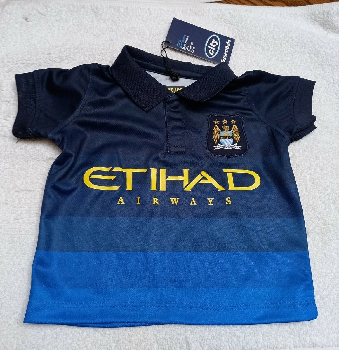 Umbro マンチェスター　シティ　ETIHAD AIRWAYS UMBRO Manchester City Men's Home Jersey 2009/10 NWT Size 50