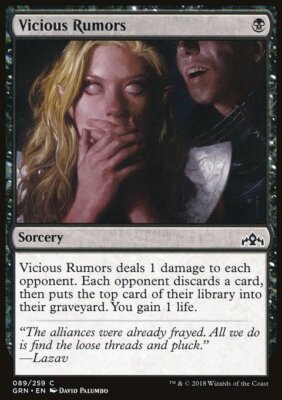 MTG Magic the Gathering Vicious Rumors (89/291) Guilds of Ravnica LP