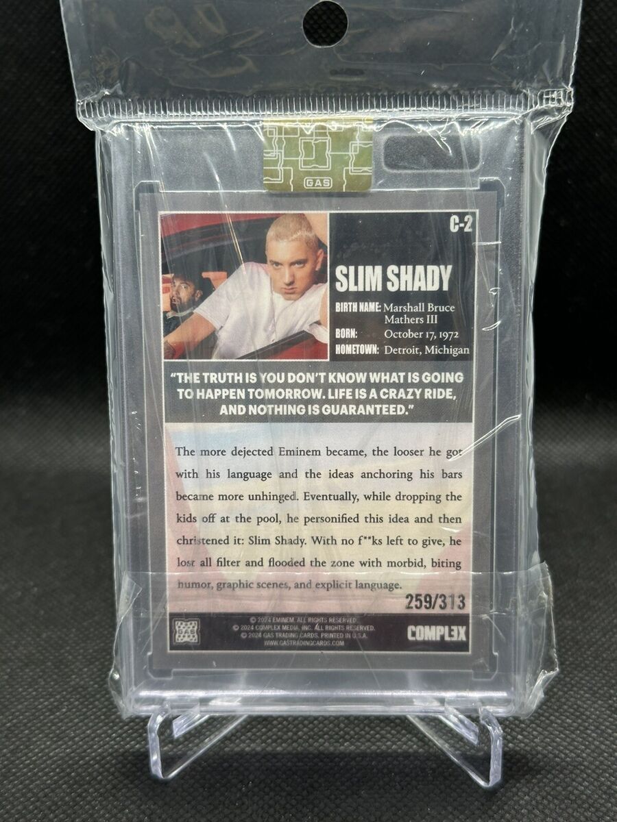 SLIM SHADY LIMITED EDITION EMINEM COMPLEX x GAS Cracked Ice SLIM SHADY LIMITED EDITION EMINEM COMPLEX x GAS Cracked Ice