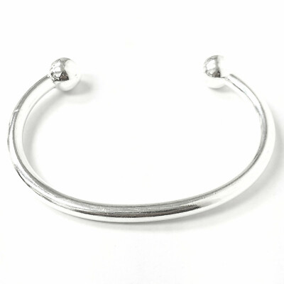 925 Silver Torque Bangle Heavy Mens 50g UK Hallmarked