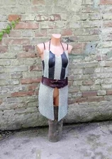medieval leather Geralt of Rivia with chainmai Witcher Gear,cosplay costume-q252